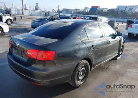 2012 Volkswagen Jetta 2.0L S z USA, uszkodzony, nr VIN 3VW2K7AJ9CM346517